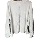 Free People Care Women’s Ready for This Tee Size Medium in Ivory Photo 6