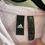 Adidas ✨ Women’s Lilac Cropped Hoodie Medium Photo 2