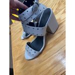 Rebecca Minkoff  Womens Gray Adjustable Ankle Strap Carter Heeled Sandals 10M S17 Photo 1