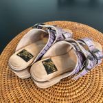 FREEBIRD by Steven Freebird by Stevens Caprice Womens Croc Embossed Slide Sandals Purple Size 6 Photo 3