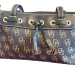 Dooney & Bourke Vintage Brown and Tan Shoulder Bag Photo 0