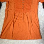 Martin + Osa Orange 100% Supima Combed Cotton Short Sleeve Button Top Size XS Photo 2