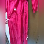 Hale Bob NWT  pink long sleeve tassel maxi dress Photo 5