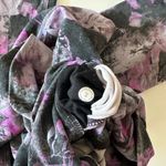 Lululemon  Leggings - Purple and Black Floral Photo 2