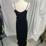 Ali & Jay Velvet Wrap Dress Navy Blue Sleeveless Midi Belted Spaghetti Strap M Size M Photo 5
