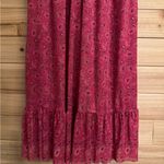 Evereve  Size XS Elena Ditsy Floral V Neck Midi Length Short Sleeve Dress Photo 5