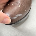 Dansko  Brown Leather Studded Wedge Mary Jane Heels Women’s 8.5 Platform Clog Photo 5