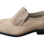 Free People  Brady Shoes Slip on Loafers Size‎ 35.5 USL 5 Beige Tan Suede/Leather Photo 0