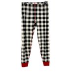 Hanna Andersson Buffalo Plaid Check Organic Cotton Pajama Set Black White Medium Photo 4