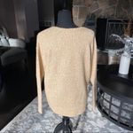 Michael Kors MICHAEL V Neck Cream Sweater Photo 3
