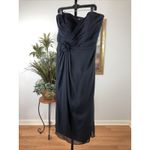Light In The Box By  Navy Blue Strapless Maxi Dress 1X Bridesmaid Prom Formal Photo 1