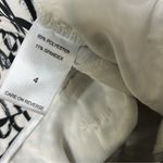 New York & Company Black & White Graffiti Self Tie
Dress Pants (Size 4) Black Photo 5