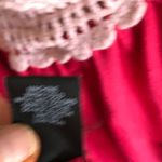 Rue 21 dark pink top size large crop lace Photo 6