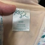 Kona Sol Kol Sol Knot Front Floral Multicolor Women's Bralette Bikini Top D/DD NWOT Photo 6