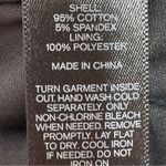 EXPRESS  Y2K Sequin Geometric Stripe Mini Skirt‎ Black Silver XS Photo 9