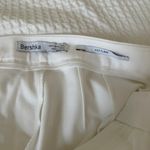 Bershka Split Hem Flare White Pants Photo 2