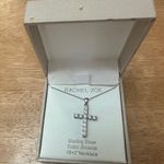 Rachel Zoe Silver Cross Necklace Photo 0