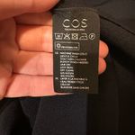 COS  Pleated Sleeves Knitted Dress Black Size XS Photo 10