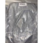 Quince Women 100% European Linen Short Sleeve Shirt Blue Pinstripe Sleeved Top L Photo 7