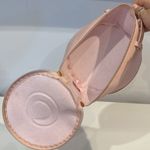 Monat Pink Circle Top Handle Cosmetic Toiletry Bag Photo 6