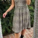 ZARA Vintage Alfani snake print v-neck dress size large / fits size s-L Photo 1