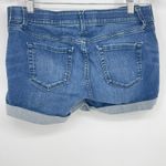 Isabel Maternity Sz 2 Midi Shorts Elastic Waist 4" Inseam Pregnancy Blue Bag2 Photo 3