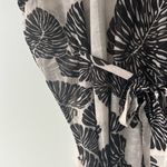 H&M Monstera Print Tie Cover Up Dress Sz S Photo 4