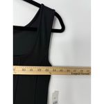 Lou & grey NEW Black Fit & Flare Tank Mini Dress S Athleisure Minimalist Sporty Photo 8
