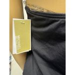 Michael Kors NWT  Black O Ring Modest Banded Bottom Halter Swim Top Small Photo 4