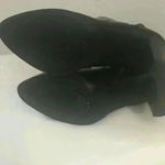 Adrienne Vittadini  Black Leather Booties Size 8 Photo 4