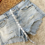 BDG Urban Outfitters  Distressed Jean Cut Off Essential Shorts Mid-Rise Size 28 Photo 6
