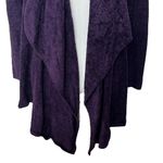 Barefoot Dreams  Calypso 436 Cascade Cardigan Size S/M Women's Purple Bamboo Photo 3