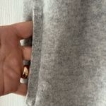 Adrienne Vittadini  Light Gray Open Front Cashmere Cardigan Size‎ Small EUC Photo 2