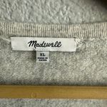 Madewell Kent Cream Merino Wool Alpaca Open Front Cardigan Sweater Size XL Photo 2