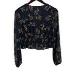 Lost + Wander ‎ Blue Floral Crop Size Small Photo 3