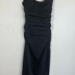 ASTR the Label Alva lace trim corset style black midi dress. Size XS. Photo 2