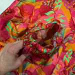 Farm Rio  Vibrant Pink and Orange Jumpsuit Photo 4