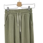 John Elliott‎ LA Jogger Sweatpants Cotton Brush Drawstring Green Size 1 Small Photo 2