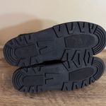 Rampage  Ashlee Black Suede Leather Mid Calf Boots Women’s Sz 8 Pull On Faux Fur Photo 8