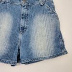American Vintage Vintage Riveted by Lee Mid Wash Denim Jean Shorts High Waisted Jorts Photo 2