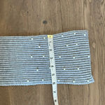 ZARA Pearl Knit Scarf Gray Photo 5