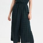 American Eagle  Plaid Green Jumpsuit Size Small Photo 7