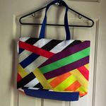 Clinique Donald X  tote. Colorful. GUC. Photo 0