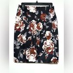 Theory Hourglass Floral Print Skirt Size 4 Photo 3