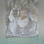 Lululemon  Align Reversible Bra *Light Support, A/B Cups Gray and White Size 2 Photo 3