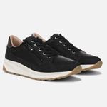 Naturalizer Women's Jace Lace-Up Sneakers- Size 7- Black/Pewter Photo 3