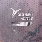 Old Navy  Black and Pink Floral Active Tank Top Photo 1