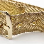 Vintage 90s Gold Mesh Belt Size XS Photo 2