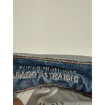American Eagle  Jeans Women 6 Short Baggy Straight Super High Rise Distressed Photo 3