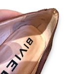 Biviel Brown Leather Mary Jane Slip On Kitten Heels‎ Sz 8 Photo 10